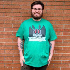Mothman Respects All Pronouns T-Shirt