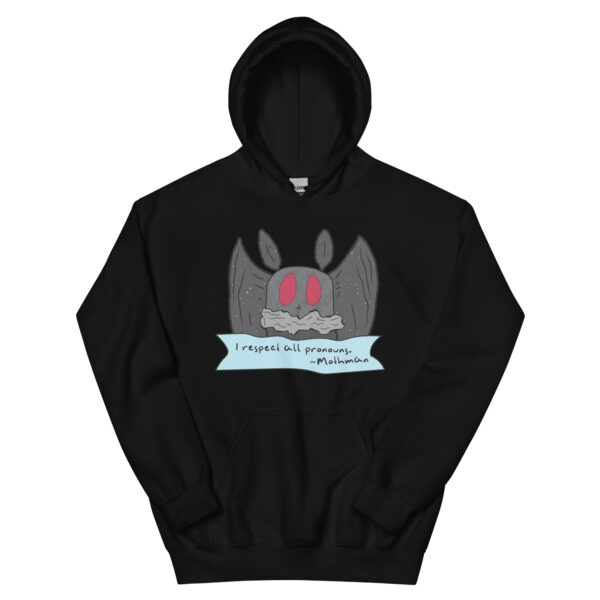 Mothman Respects All Pronouns Hoodie