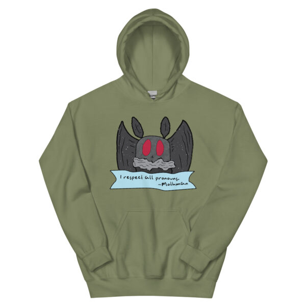 Mothman pronouns hoodie