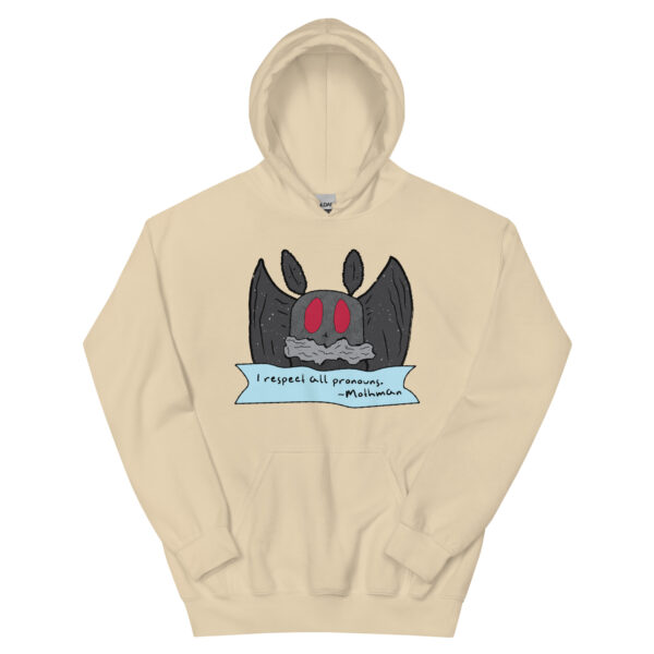 Mothman Respects All Pronouns Hoodie - Image 10